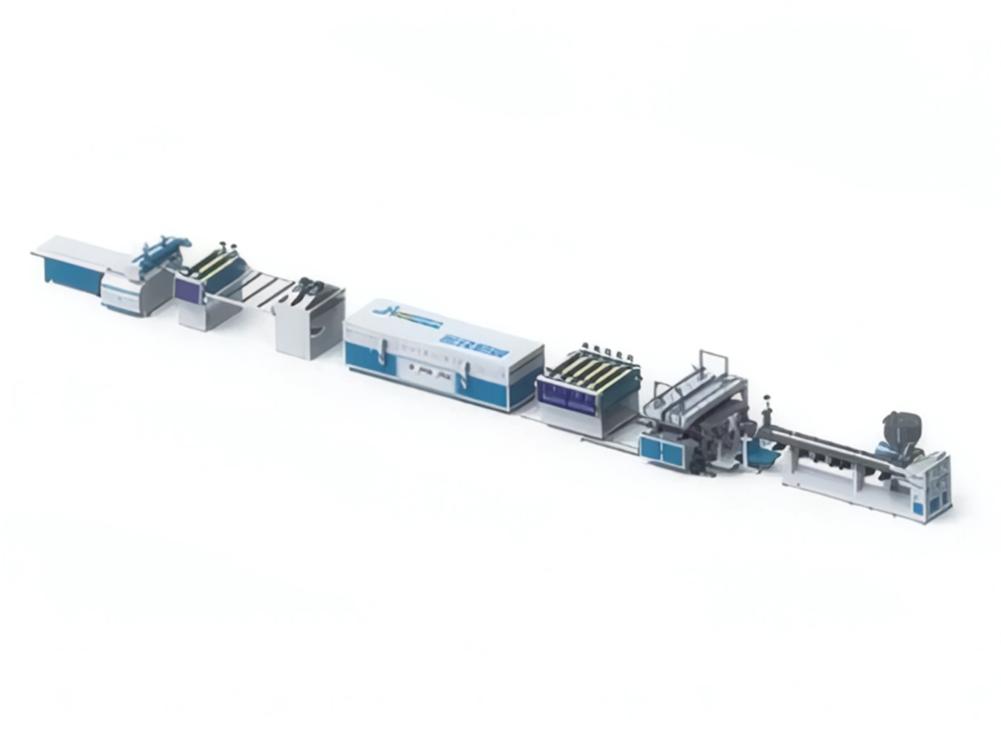 PP/PE Plastic Hollow Board Extrusion Line